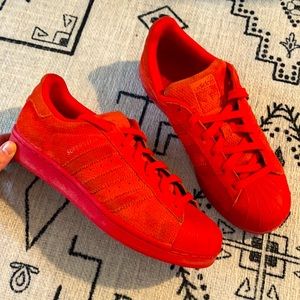 Adidas Superstar shell toe shoes